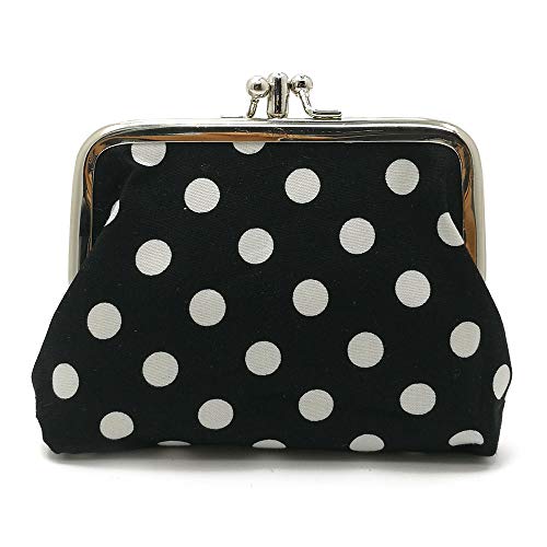 Cute Floral Buckle Coin Purses Vintage Pouch Kiss-lock Change Purse Wallets