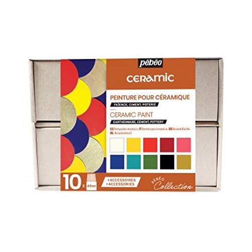 Pebeo Ceramic Collection, Assorted, 16 Piece Set