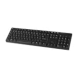 Dacomex 225100 Clavier PS/2 AZERTY Français Noir   Claviers (Standard, avec Fil, PS/2, Clavier à Membrane, AZERTY, Noir)
