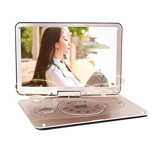 Tragbarer DVD 18 Zoll 3D-Player 270 ° Schwenkbildschirm 1080P ultradünner High-Definition-Kopfhörer/SD-Karte/USB/TV für Kinder, Eltern zu Hause
