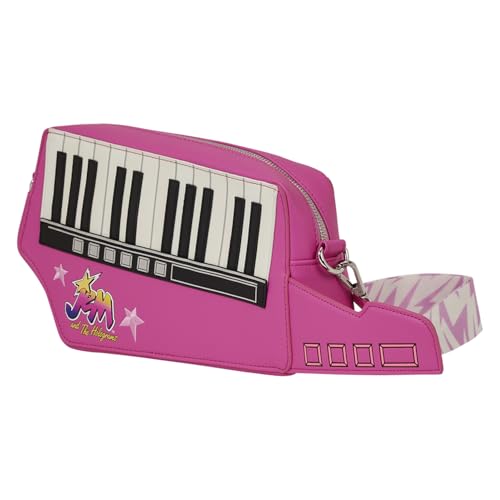 Loungefly Hasbro Jem and The Holograms Figural Keytar Crossbody Bag4
