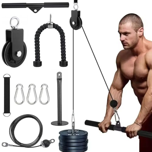 Forbabe Seilzug Fitness, Kabelzug DIY Pulley System, Kabelzug...