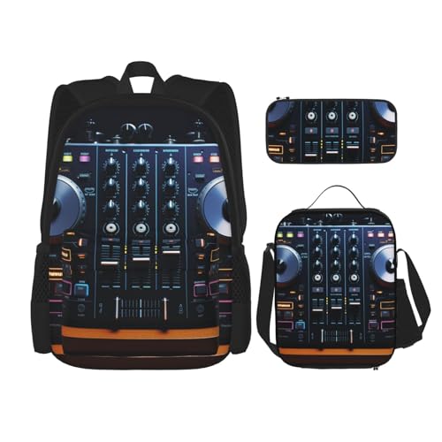 Sac a dos decontracte leger 3 en 1 noir imprime taille unique