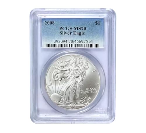 USA 2008 $1 American Silver Eagle Coin - MS69 PCGS - United States Mint