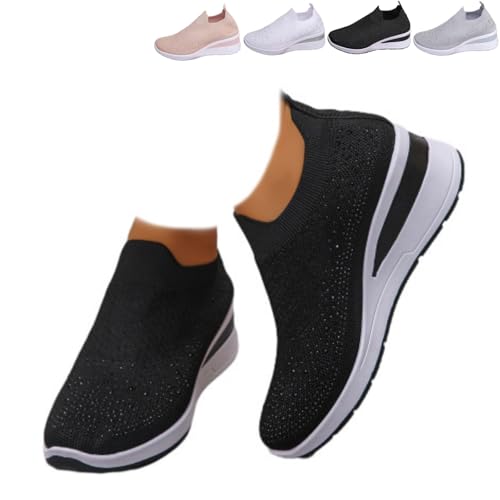 Chaussures de marche à enfiler femme confortables pour marche quotidienne active