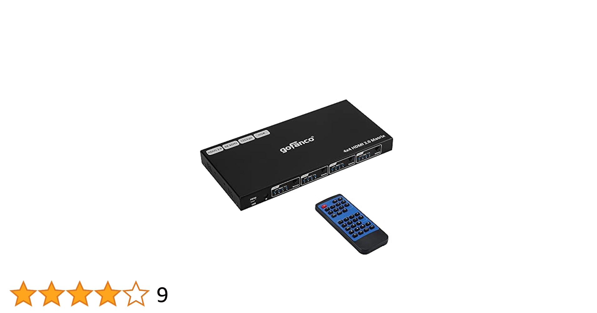 格安！！gofanco 4K 4x4 HDMIマトリックススプリッタ/スイッチ 格安！！gofanco 4K 4x4 HDMIマトリックススプリッタ/スイッチ