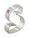 Ann Clark Letter S Cookie Cutter - 3.25 Inches - Tin Plated Steel