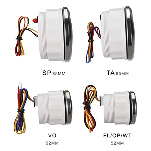 image for MOTOR METER RACING W PRO Series 6 Gauge Set - 85mm 3-3/8