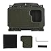 JFFCESTORE Universal Tactical Phone Mount for Plate Carrier, Hands-Free Chest Holder Compatible with All iPhone & Android (4.7-6.6 Inch Screen) (Green)