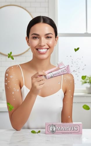 Image of Marvis Sensitive Gums Gentle Mint Toothpaste 75 ml | Gum Care Formula | Soothing Mint Flavor | Reduces Sensitivity & Protects Gums