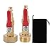 Keenso Brass Winterize Blowout Adapter RV Water System Tool Quick Connect Plug Ball Valve for Trailer Boats Campers with Precise Waterflow Control