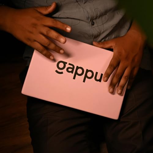 Image of JamBox with Strap - Baby Pink | Compact Hand Drum with Rich Bass & Adjustable Snare | Portable Percussion Acoustic Musical Instrument | Ideal for Travel Beat Box & Jamming Sessions