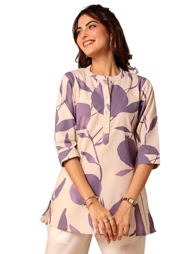 Image of Libas Printed Cotton Straight Kurti