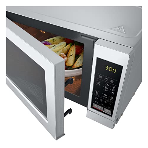 LG MH 6044 V - Micro-ondes (700 W, chambre de cuisson, 20 l, grill, acier inoxydable)