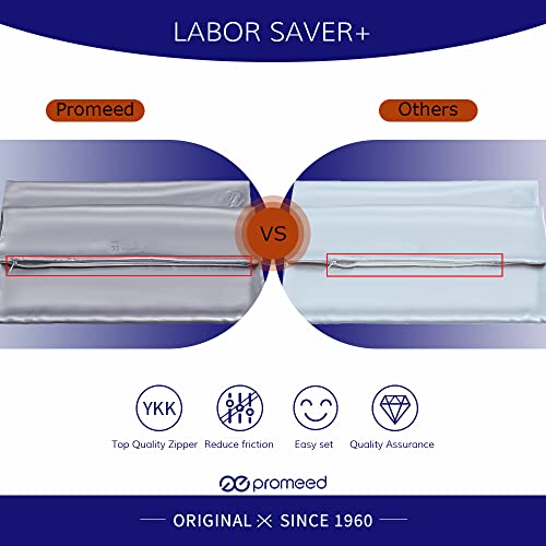 Promeed 22 Momme Pink Silk Pillowcase Toddler/Travel Size, Both Sides Oeko Certified Natural Mulberry Silk Pillow Case Covers With Hidden Zipper (Toddler/Travel 13"X18", Pink) #TOP4