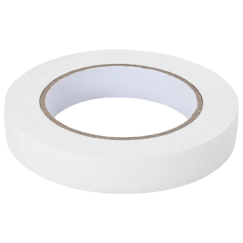 Malerklebebänder 6 Stück Weiß 19 mm x 50 m Papier, Malerkrepp Abdeckband für Innen und Außen, rückstandsfrei, scharfe Kanten bei Renovierung an Wand, Boden, Tür, Fenster