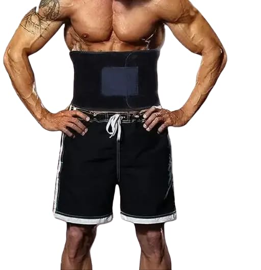 Unisex Hot Body Shaper Neoprene Slimming Belt Trainer Workout Sauna Suit Weight Loss Cincher fat cutter tummy tucker Hot Body Shaper Waist Shapers Slimming Weight Loss for Women & Men (PE-016)