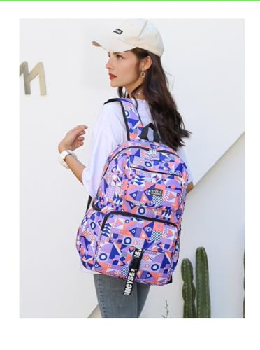 ORILOOSEN Mochila de lazer para meninas, mochilas escolares para ensino fundamental e médio, mochila