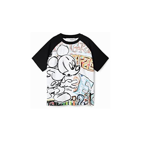 Desigual Mickey Mouse White T-Shirt for Boys Cover