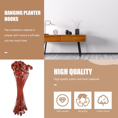 Miniatura 7 de Toddmomy 25 Uds Gancho Para Maceta Herramientas De Soporte Para Macetas Herramientas Para Colgar Macetas De Plástico Ganchos Para Macetas De Jardinería