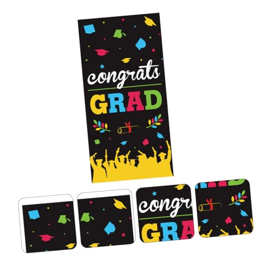 Abaodam 2 Peças Banner De Formatura Cenário De Foto De Formatura Sênior Estúdio De Formatura Adereço