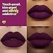 Lime Crime Velvetines Liquid Matte Lipstick, Scandal (Deep Rich Plum) - Bold, Long Lasting Shades & Lip Lining - Stellar Color & High Comfort for All-Day Wear - Talc-Free & Paraben-Free