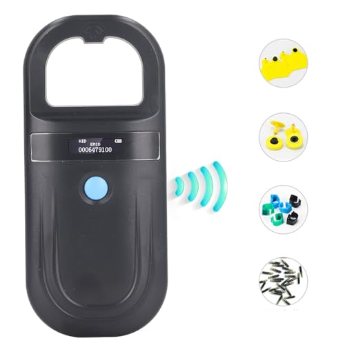 Animal ID Reader Pet Microchip Tag Scanner Handheld Charging Built-in Buzzer for Small Animal Management Tool Dogs Cats Railway Inspection Resource Tracking Device - Image 4