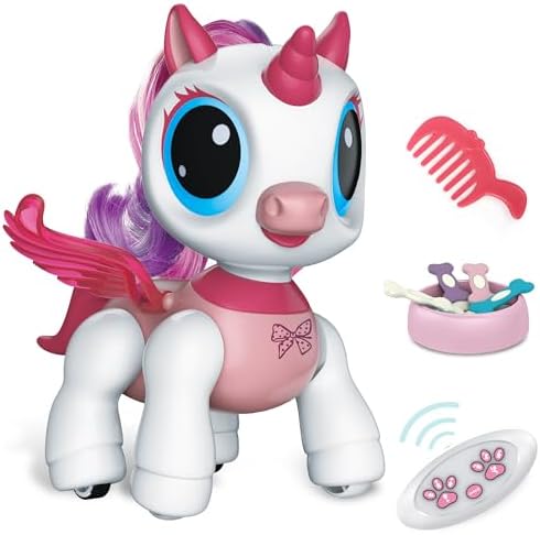 Remote Control Unicorn for Girls - Companion Pet Toys Electronic ...