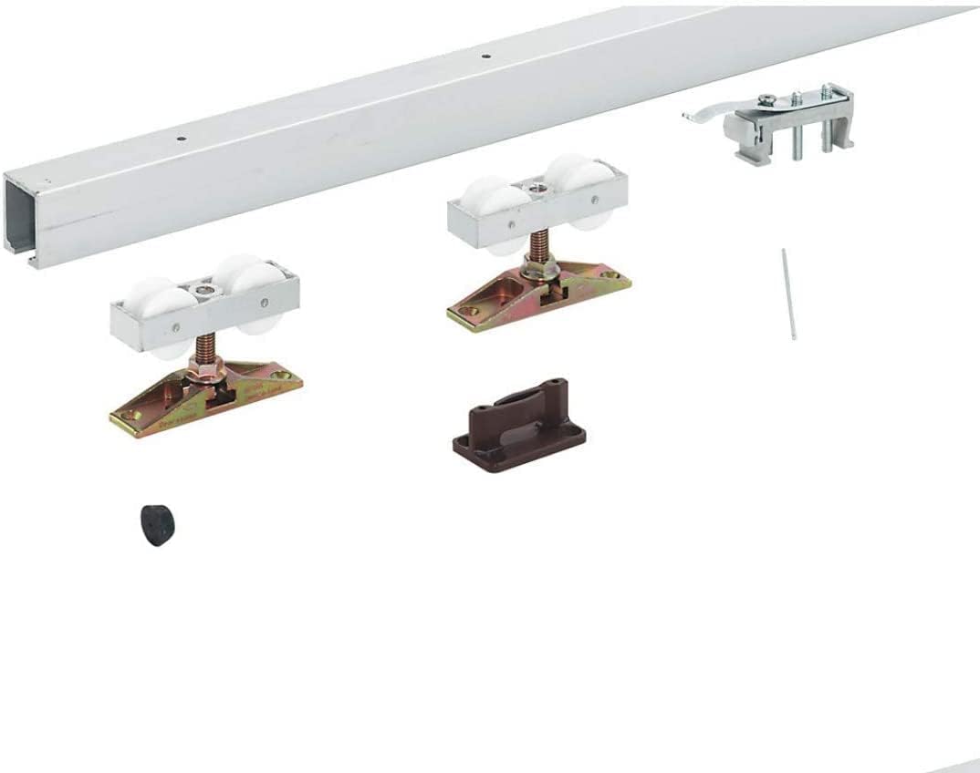 HAWA Junior 40/Z Single 88 Lb. Sliding Door Hardware Fitting Set Top Hung System with Upper Track 6' 6 3/4"