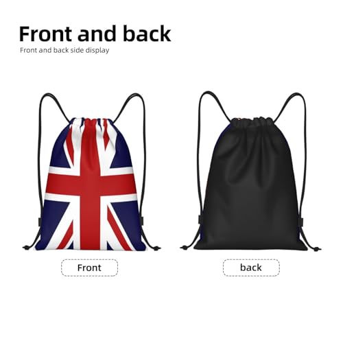 British Flag Drawstring Bag Casual String Daypack for Women Men Sport Gym Yoga Travel Backpack4