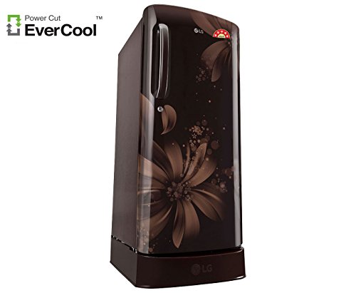 Image of LG 190 L 5 Star Direct-Cool Single Door Refrigerator (GL-D201AHAZ.AHAZEBN, Hazel Aster)