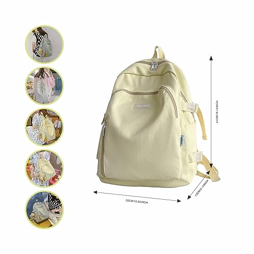 Mochila escolar para mulheres 20-35L Mochila para laptop Mochila para estudante Bolsa de livros (Rox