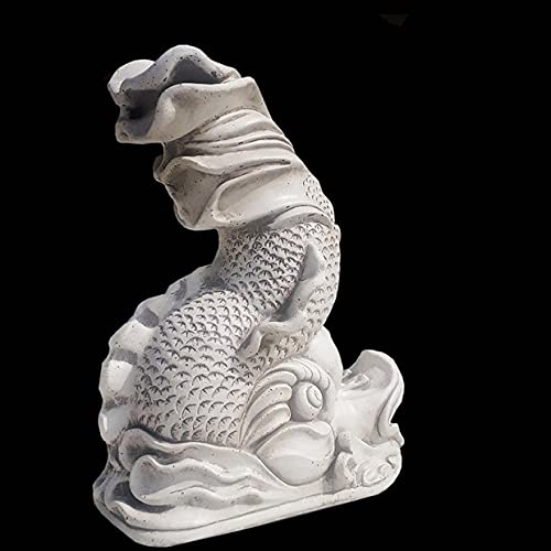 pompidu-living Figura de pez Tritone H 60, color terracota sellado Cover
