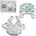 AOOPOO Cuscino Allattamento Per Bebè, Supporto Per Biberon Neonato Staccabile Regolabile Cuscino In Cotone (Fox)