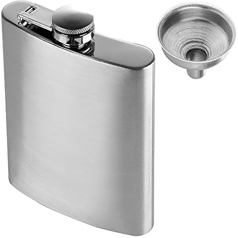 Anpro Edelstahl Flachmann und Trichter Set Cover