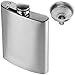 Anpro Edelstahl Flachmann und Trichter Set, 8 oz. 227ml, Silber