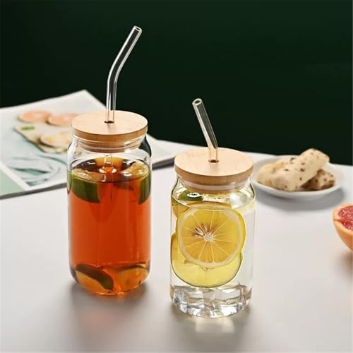 Vasos de vidrio con tapa anticaídas para evitar derrames en tu escritorio 7