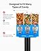 VEVOR Candy Vending Machine, Triple Compartment Candy Vending Machine with Stand, Gumball & Candies Vendings Machines with Built-in Cash Box, Detachable, Vintage Candies Dispenser for Shops, Arcades