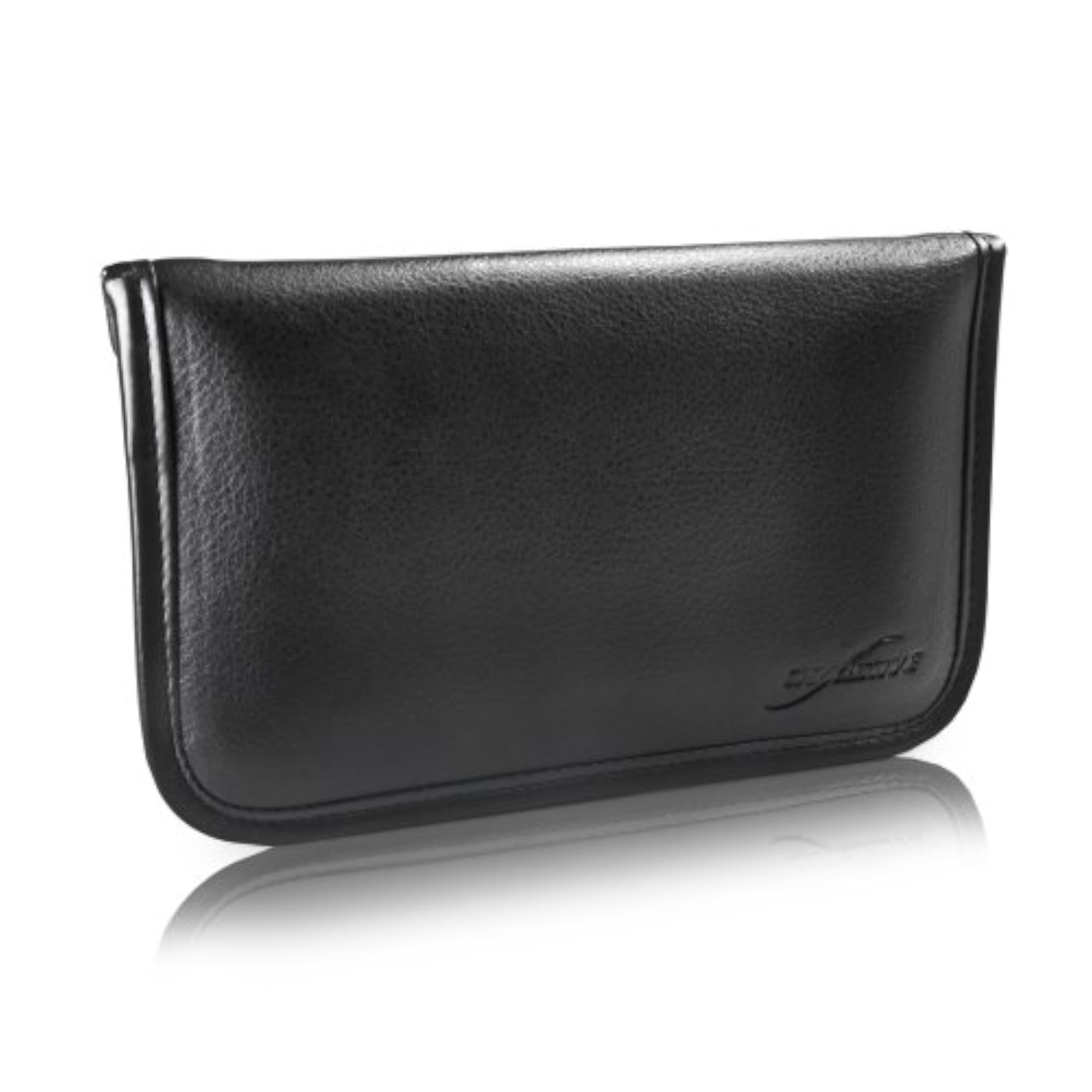 Elite Leather Messenger Pouch for QMobile Noir S4