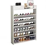 Empresa organizadora de zapatos y robustas: todas las partes juntas, el estante de zapatos es muy estable y equilibrado. Aunque es relativamente ligero en peso, puede mantener mucha carga.
