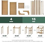 LMP Potting Bench, HDPS Potting Bench Table, 50’’x17.5x37.5' (LxWxH) All Weather Potting Table Work Station for Outside Gardening, Potting Tables for Outdoors