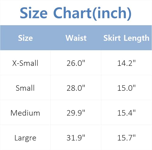 Cromoncent Women's Athletic Mini Skirt with Side Slit2