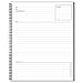 Cambridge Side-Bound Guided Business Notebook, Linen, Meeting Notes, 8 7/8 X 11, 80 Sheets, Case of 2