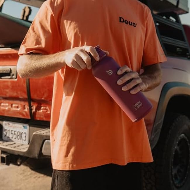 BOTTLE BOTTLE 40 oz Stainless Steel Insulated Sports Water Bottle | with straw | and pills holder