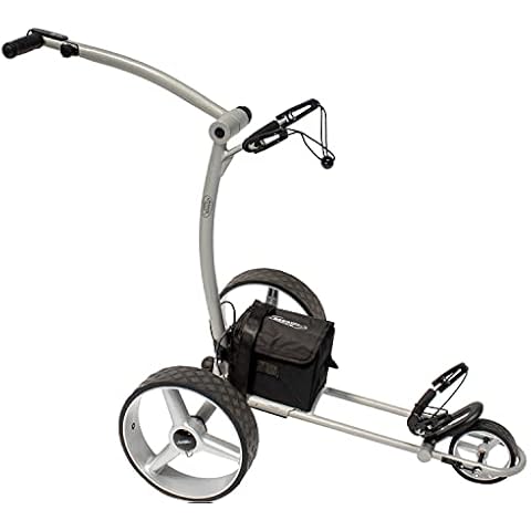BeeGon Golf Elektro-Golftrolley GT-X400 Pro Silbergrau mit 33Ah-Blei-Akku Cover