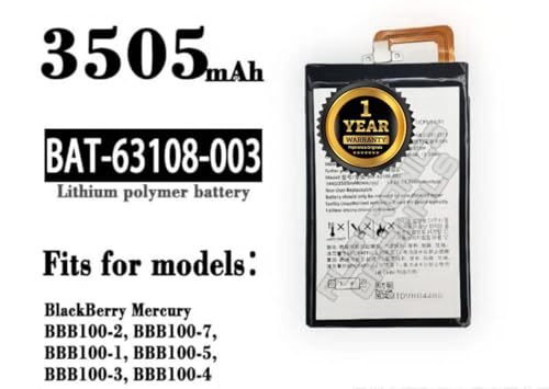Image of BAT-63108-003 Battery for BlackBerry Keyone TLP034E1 / Alcatel DK70 DTEK70 Battery with 1 Year Warranty**** (D365)