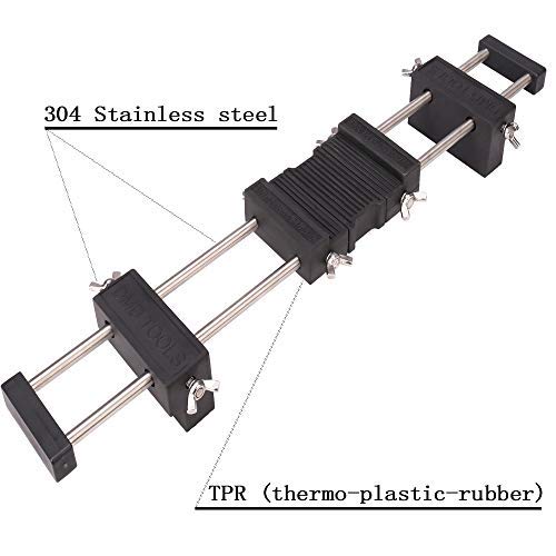 Scottchen Sharpening Stone Sink Bridge Whetstone Holder With Adjustable 17-3/4" No-Slip Rubber For Easy Honing 304 Stainless Steel #TOP7