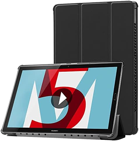 Tablet PC Case Bag Sleeves Case for Huawei MediaPad M5 10.8 CMR-AL09 CMR-W09/M5 Pro Slim Tri-Fold Stand Smart Case,Multi- Viewing Angles Stand Hard Shell Folio Case Cover Auto Sleep/Wake