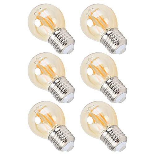 Bombilla LED Vintage G45 regulable para suavizar la iluminación del hogar con cristal dorado