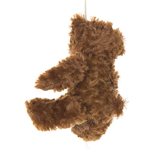 2 Pack Of Brown Teddy Bear Crib Mobile Attachments | Hanging Plush Animal Decorations For Baby Girl Or Boy Playpen Or Crib | Accessories For Use With Mobile Hanger Sold Separately #TOP2